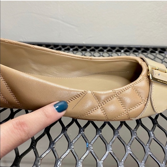 Burberry Avon Qui Nude Flats Size 6 NWOT - Picture 5 of 6